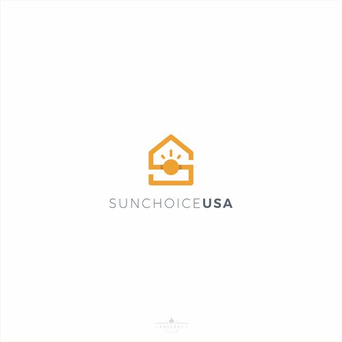 Solar Sales upscale logo -ontwerp door ansgrav