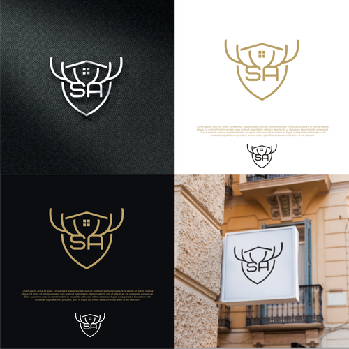 Rustic western logo for Apartments in Jackson Hole, Wyoming Design by supri™