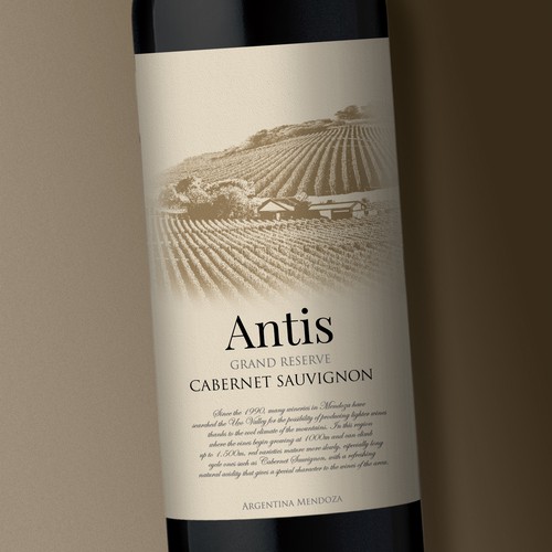 Attractive Wine Label Needed for Argentinian Wine Design by Debdutta*