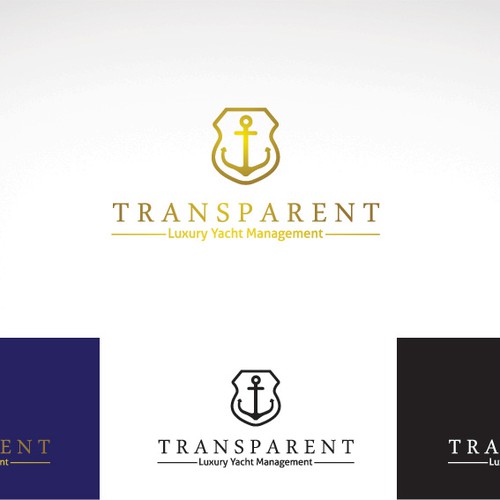 logo for TRANSPARENT Luxury Yacht Management Design by Adik