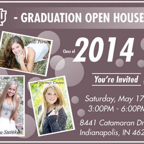 Graduation Open House Design von J T G