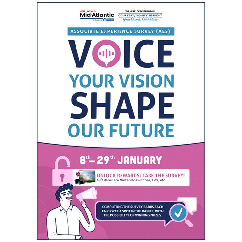 Acme Survey Need 100% Participation Design by Dedi Funda