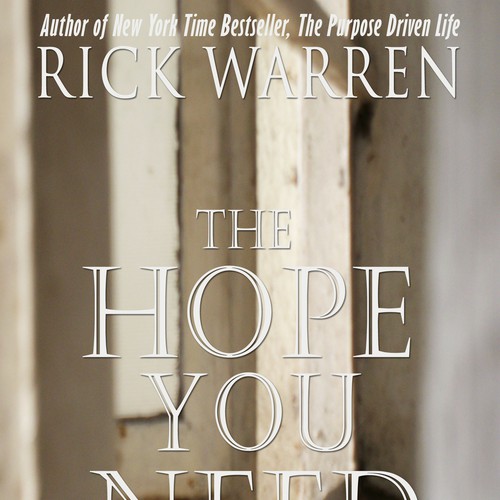 Design Rick Warren's New Book Cover Design réalisé par linear bay