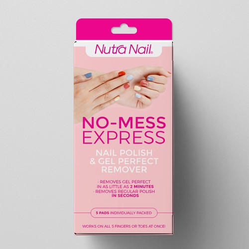 Nutra Nail Gel Remover Design by neoflexdesign