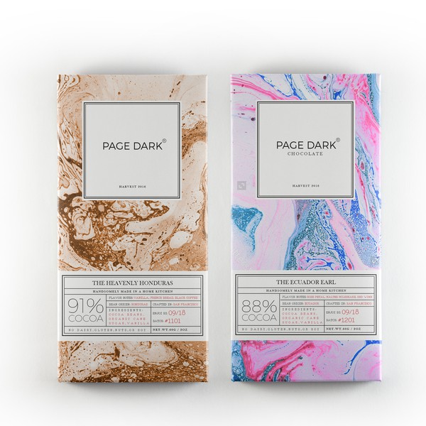 Chocolate wrapper design