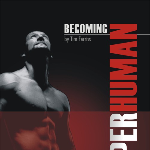 "Becoming Superhuman" Book Cover Design von dazecreative