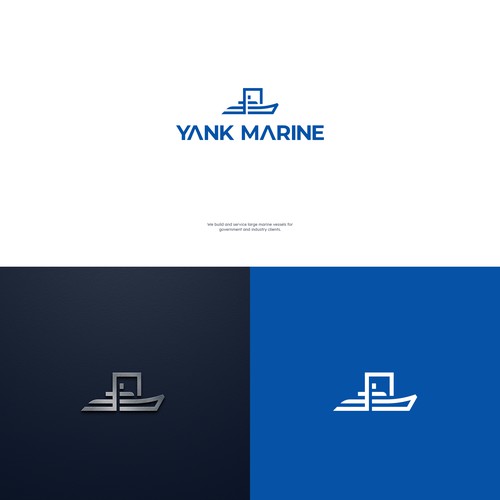 Design a powerful brand identity for an industrial shipyard. Design by egzote.