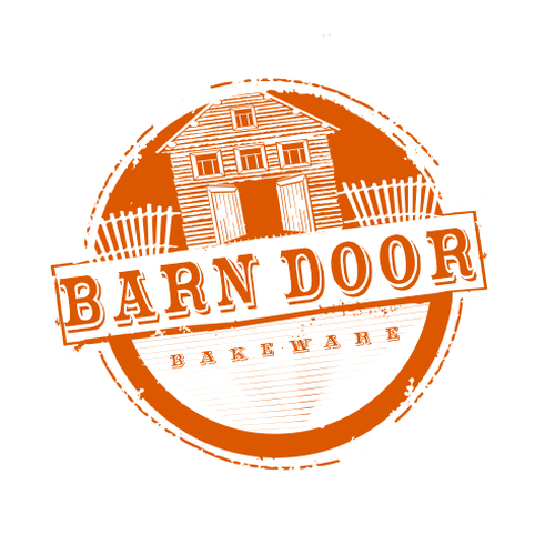 Create a "cool rustic" styled logo of a Barn Door for Barn Door Bakeware Logo Design by reastate