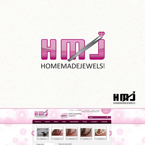 HomeMadeJewels.com needs a new logo Diseño de seribupermata