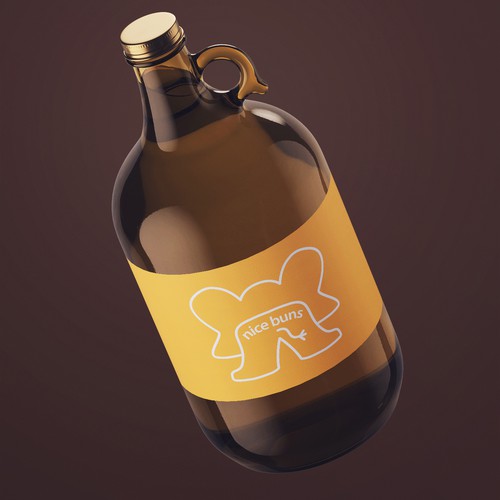 Beer Growler with our Elephant Butt logo Design by sneg.gggg