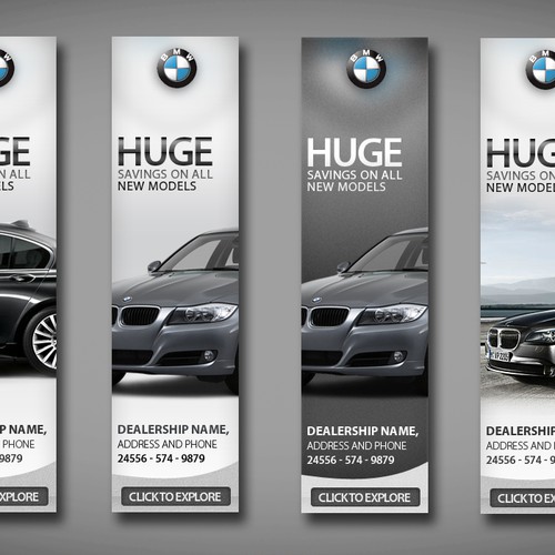 Create banner ads across automotive brands (Multiple winners!) Design by zokamaric