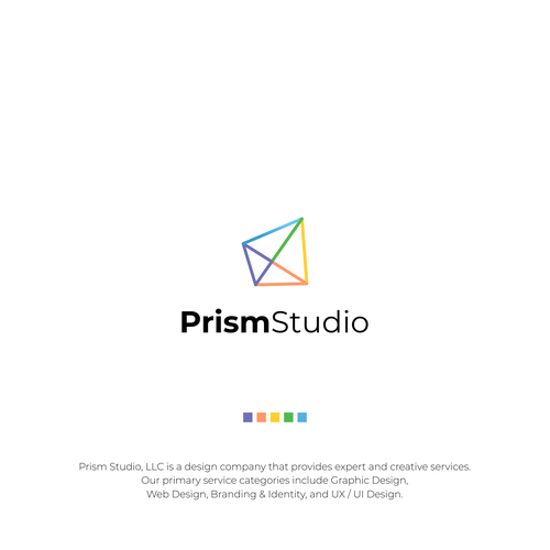 NEW creative logo design for Prism Studio Design by you_gis