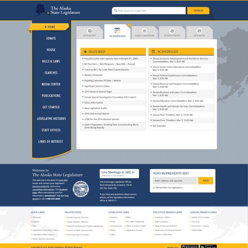Redesign the Alaska Legislature's Website! Design von Smashing Boys
