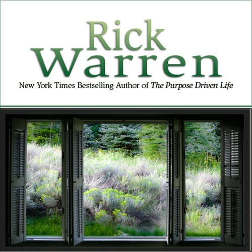 Design Rick Warren's New Book Cover Diseño de wordleman