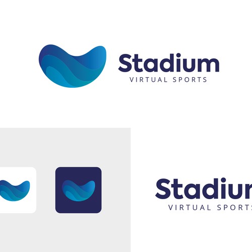 "Stadium Virtual Sports" Formal Logo Design Design by Uli Estrada