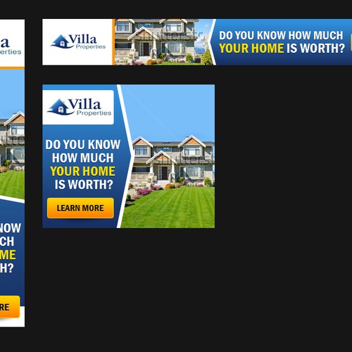 Create the next banner ad for Villa Properties Design by Alex69