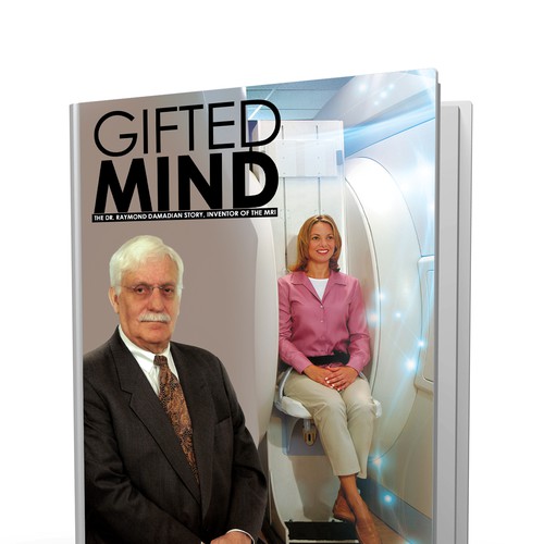 Autobiography book cover for the inventor of the MRI Design by Marco Jan