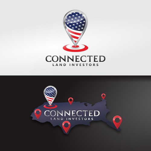 Need a Clean American Map Icon Logo have samples to assist Diseño de artopelago™