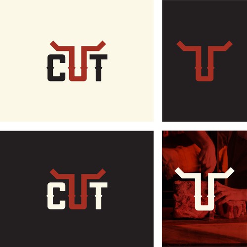 Design creative modern butcher shop logo and slogan Design by muhtamimkarim