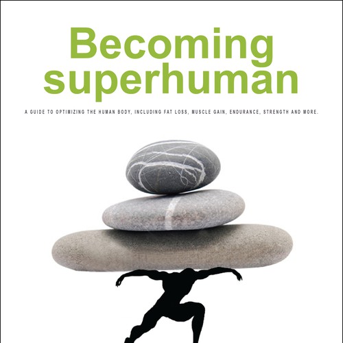 "Becoming Superhuman" Book Cover Réalisé par sofiesticated