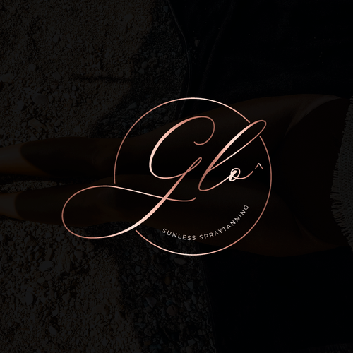 Design a modern, sleek logo for a sunless tanning salon. Design by mimithelioness