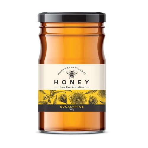 Australian Honey Jar Design von Darka V