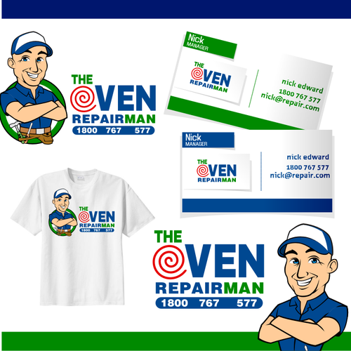 The Oven Repair Man needs a new logo Diseño de Suhandi