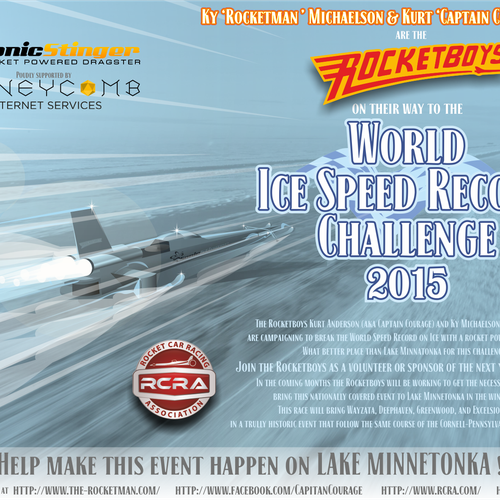 Create event poster for World Record Speed Event! Design by YLD Concepts