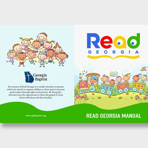 A book cover to inspire volunteers reading to children! Design by tumpa mistry