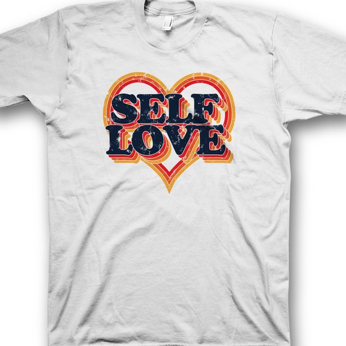 SELF LOVE MERCH T-SHIRT Design by saka.aleksandar