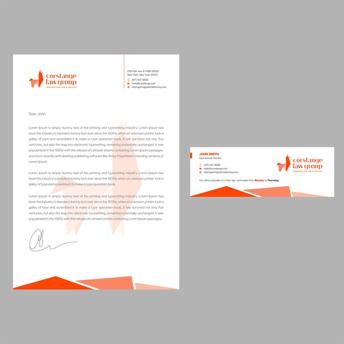 Stationery contest entry by Xclusive16