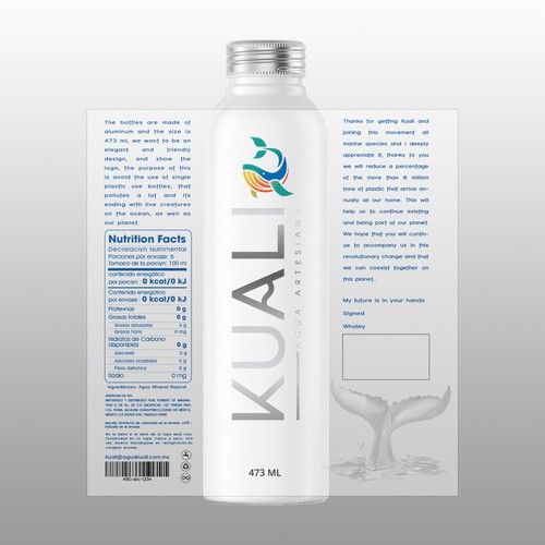 Water bottle design!! Lets be disruptive and elegant Design by Creative- Jiniya.