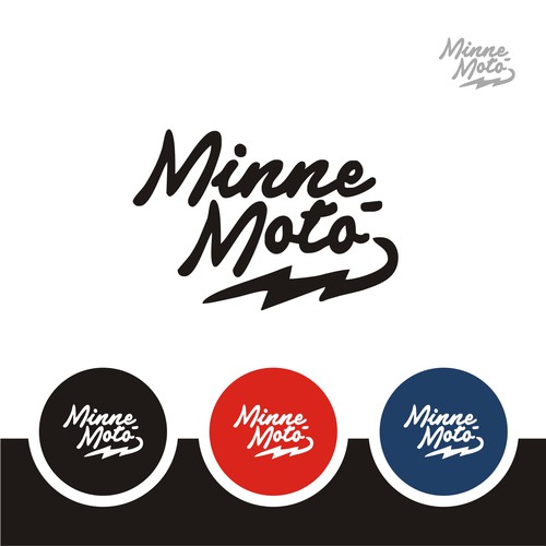 コンペ「A motorcycle and scooter event company, Minnesota based "Minne-Moto"」のデザイン by Heartmodjoさん 