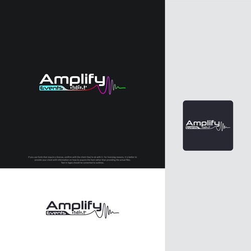 Amplify Logo Design von BLUE_FOX™