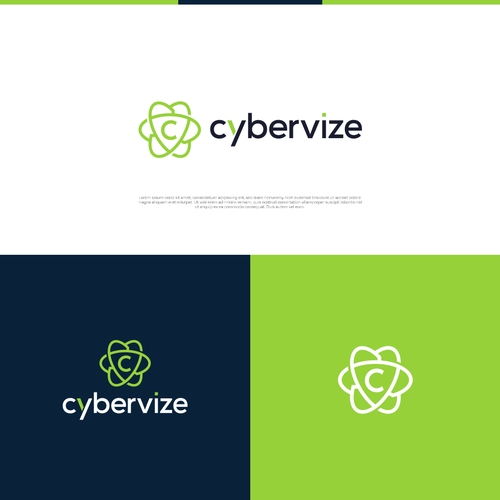 Logo & Style Cybervize Design by Naztudio