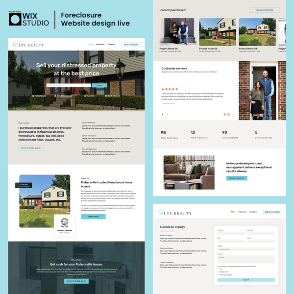 Design by Näveeß titled "ltlrealty.com"