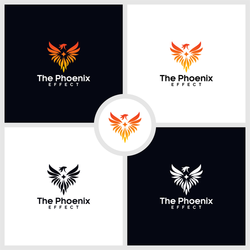 Brand Kit for: The Phoenix Effect -Bold Personal Growth Brand for Women Rebuilding from the Ashes Design by raldraw