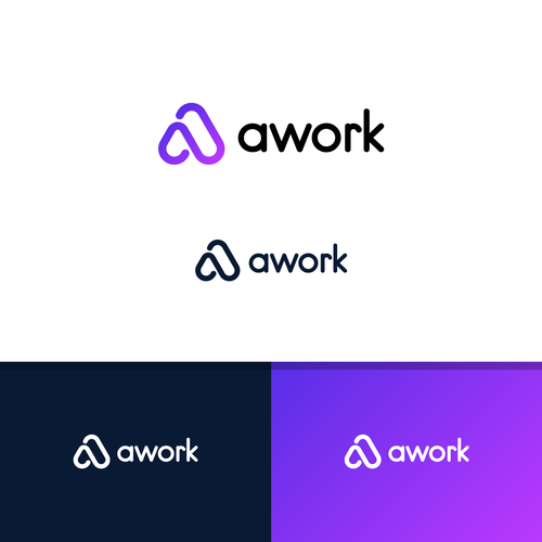 New logo for AI-based productivity software "awork" Diseño de Tomillo