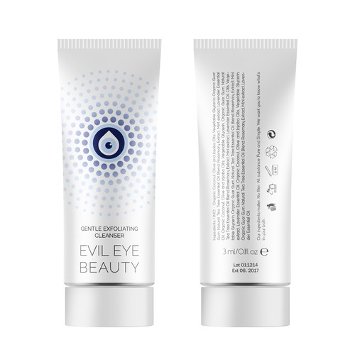 Evil Eye Beauty needs a fun & modern cosmetic tube designed. Design by bcra