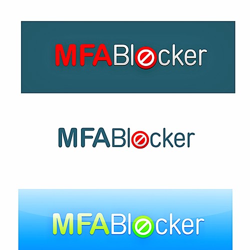 Clean Logo For MFA Blocker .com - Easy $150! Design by PathLiner™