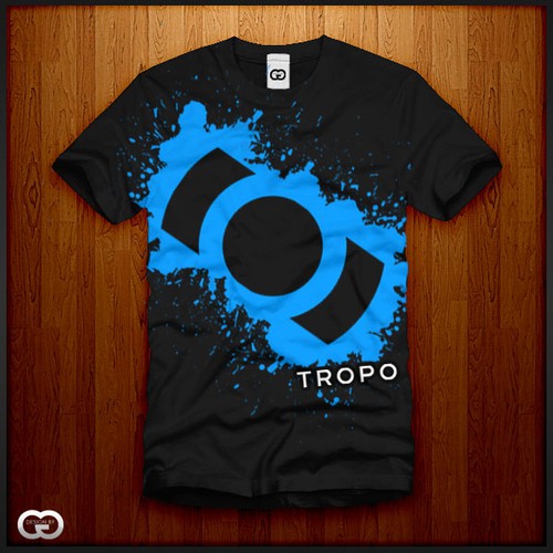 Funky shirt for Tropo - Voice and SMS APIs for developers Diseño de Design By CG