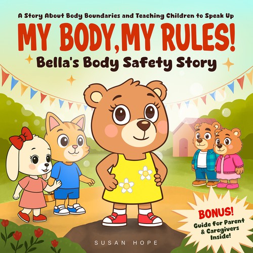 "Children's Book Cover Illustration - Empowering Safety Story (Ages 3-7)" ganador Gráficos e Ilustraciones