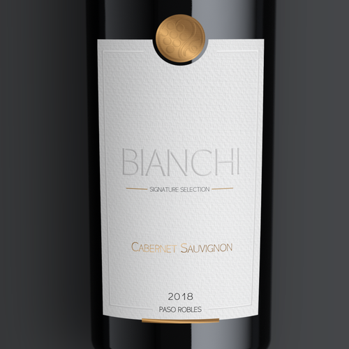 Bianchi Wine Label Design by area 55