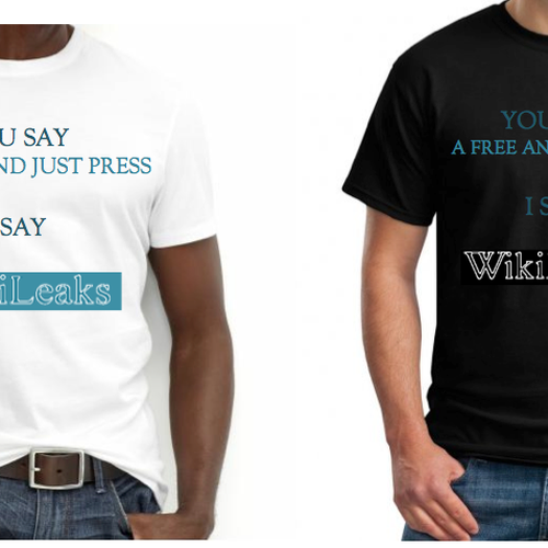 New t-shirt design(s) wanted for WikiLeaks Diseño de leie23