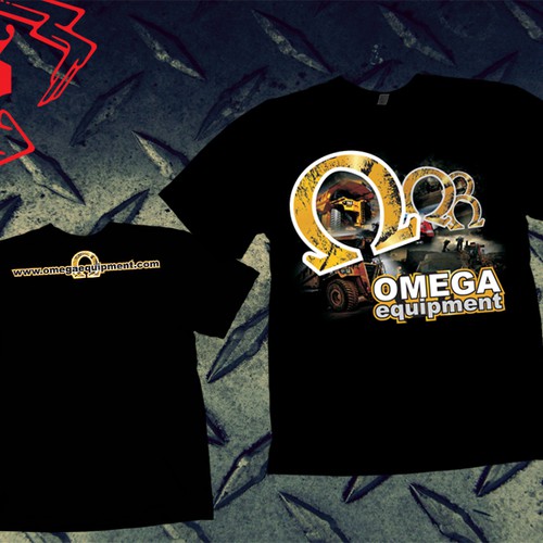 t-shirt design for Omega Equipment Diseño de GilangRecycle