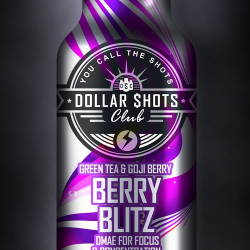 Create an eye-catching energy shot drink bottle design for the relaunch our eCommerce Supplement Shot Co.!! Design por Dimanist