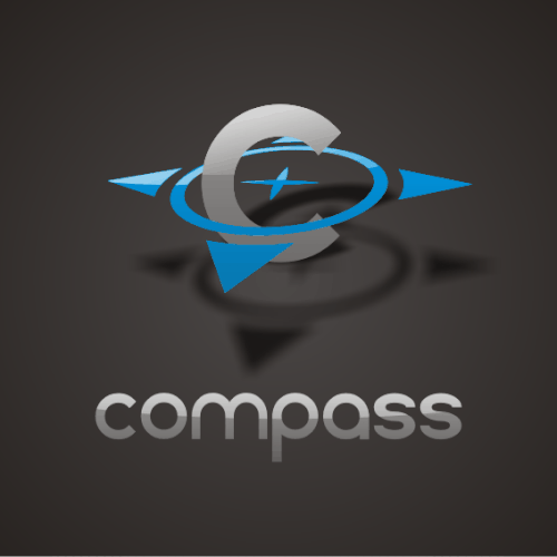 What company has a compass logo? - 99designs