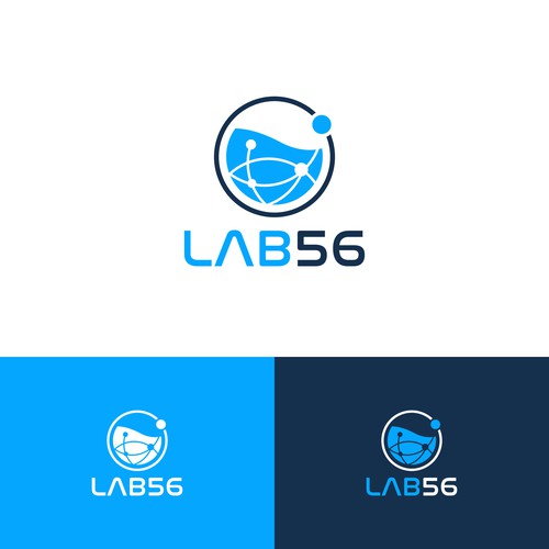 Sleak modern logo for a technology lab Design by keoart