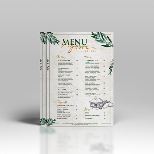 Luxury Restaurant/Bar Menu Design by djokosoe