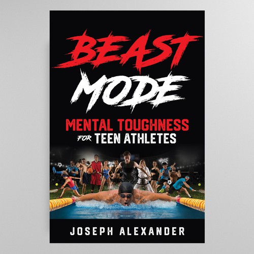 Beast Mode - Book cover design for teen mental toughness Design by R°Z°L
